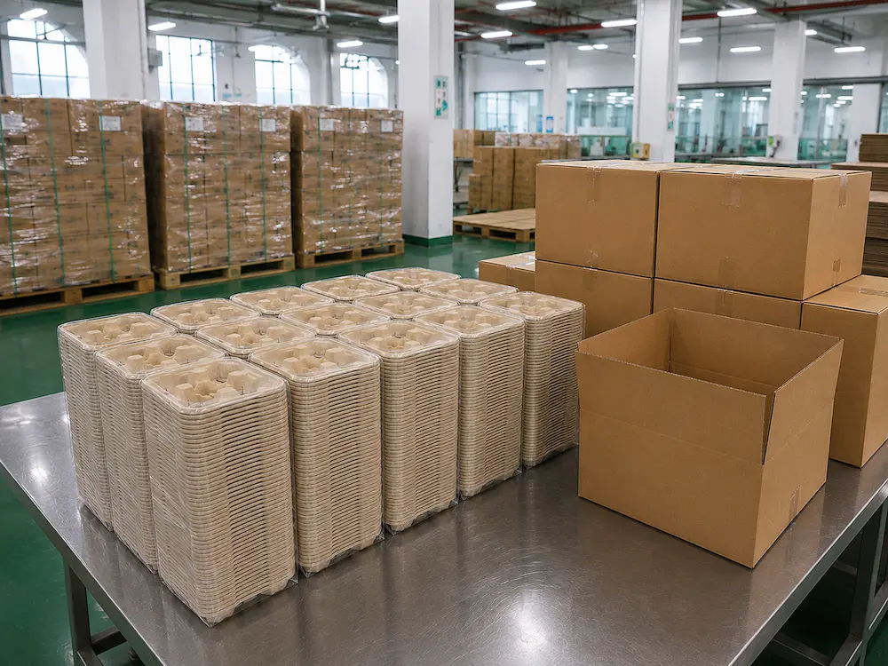 Molded pulp packaging export and OEM support