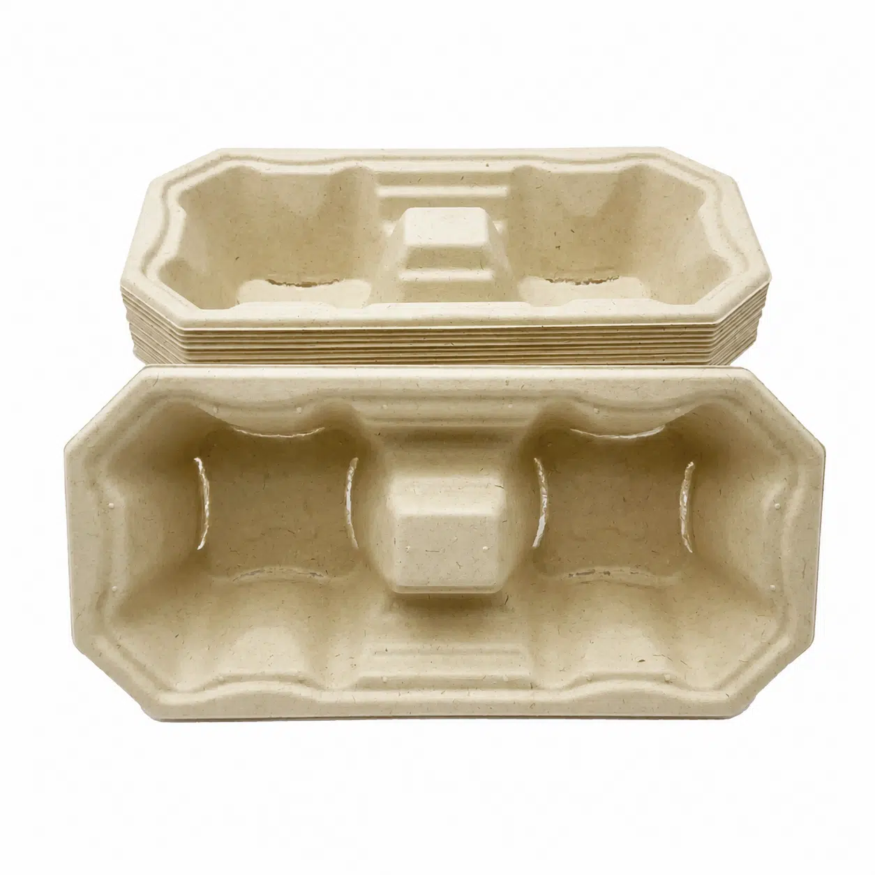 one-piece-2-cup-molded-pulp-drink-carrier-top-view
