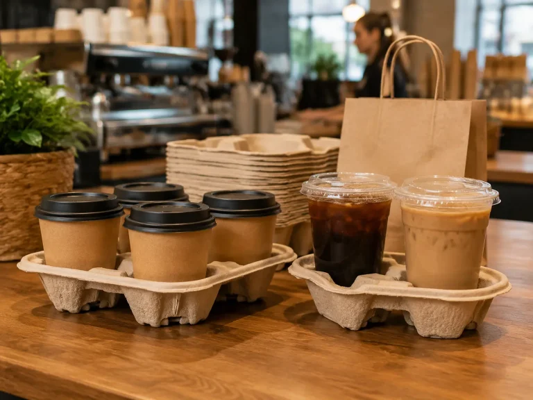 Premium Molded Pulp Drink Carriers