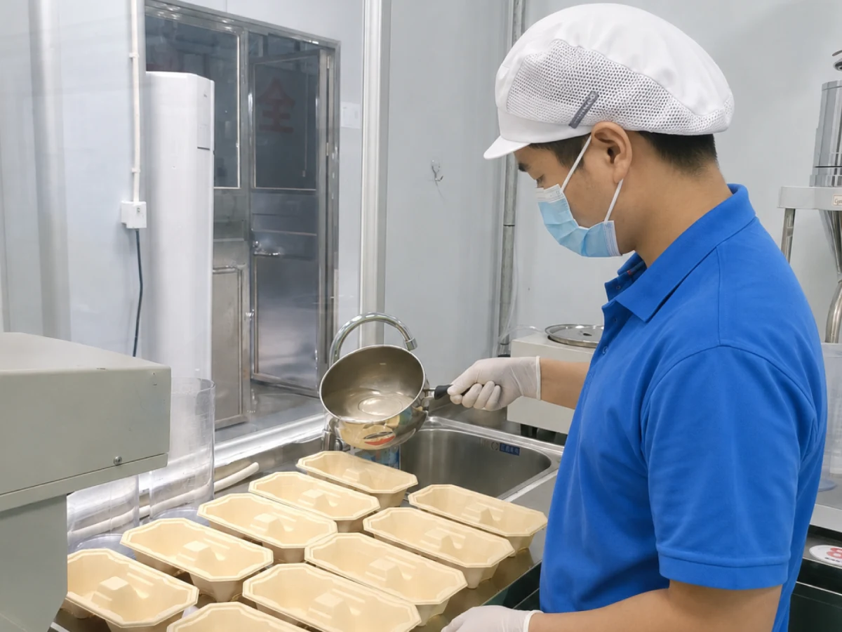 Premium drink carrier production workshop and quality control
