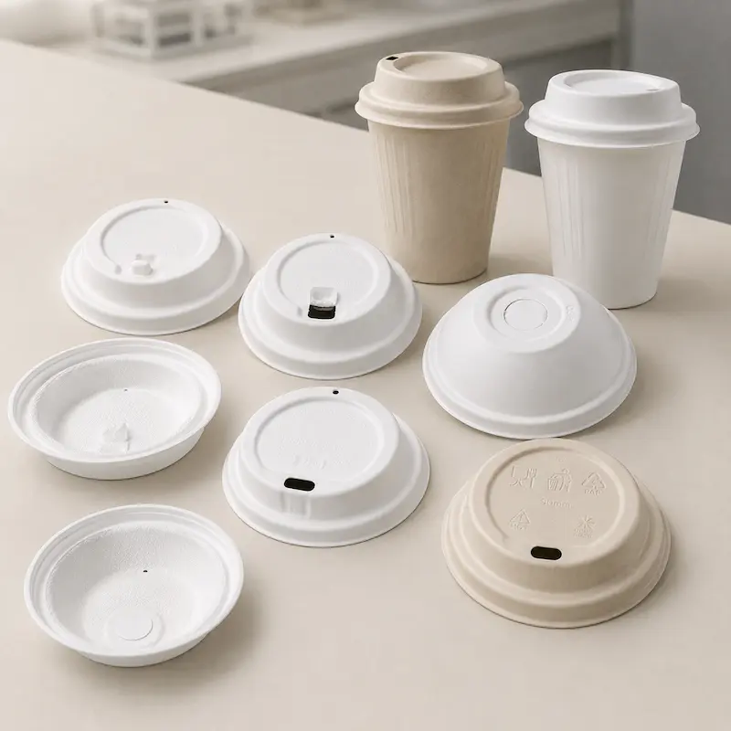 Molded fiber cup lid fit and closure inspection in KGP manufacturing facility