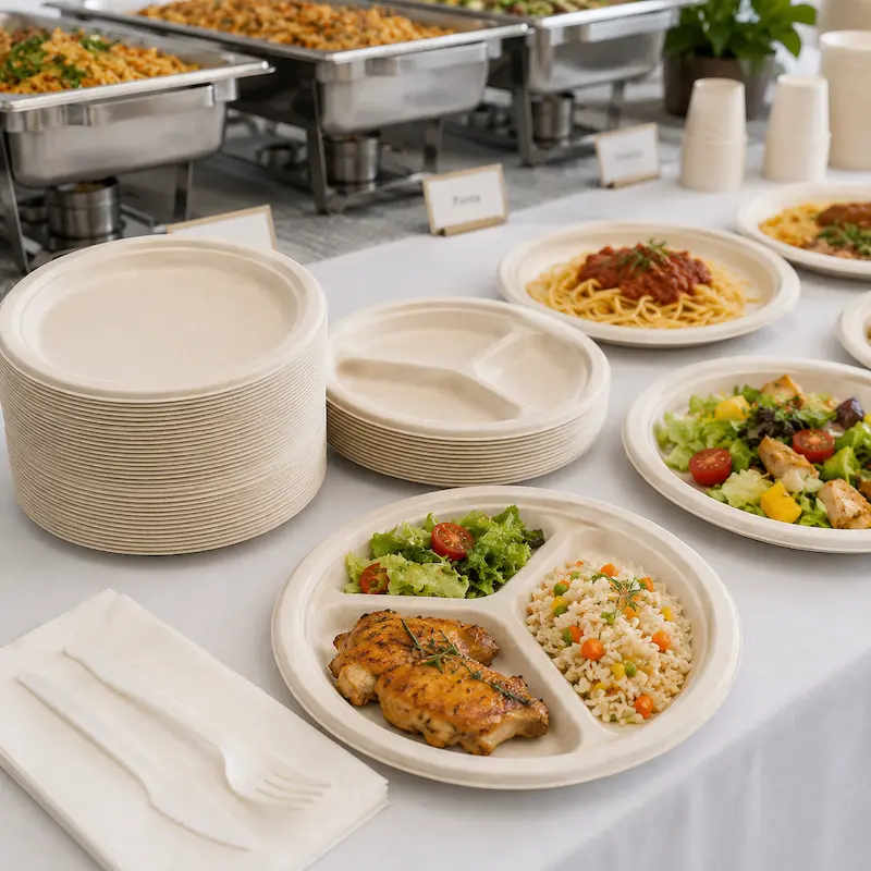 Molded pulp packaging solutions for foodservice and restaurants