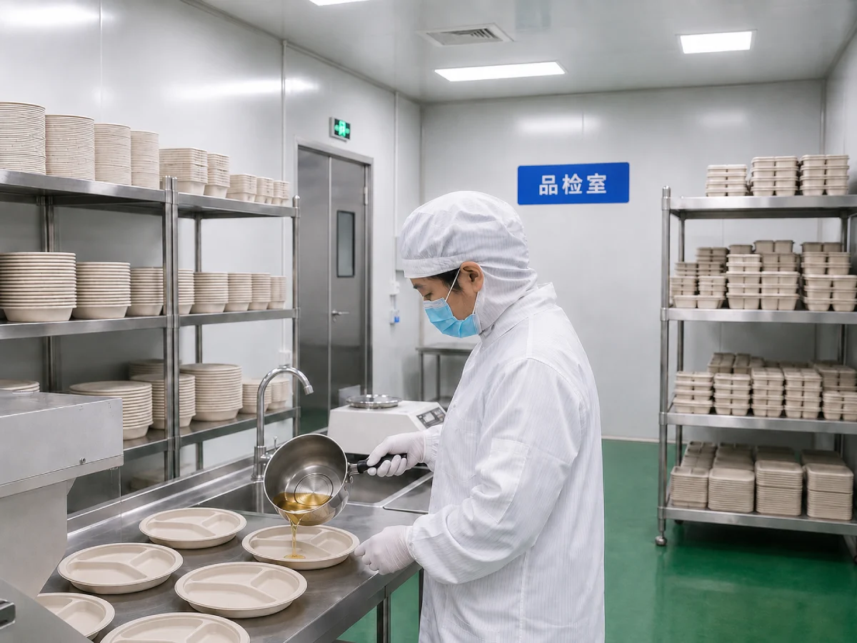 Molded pulp burger packaging production process and quality control