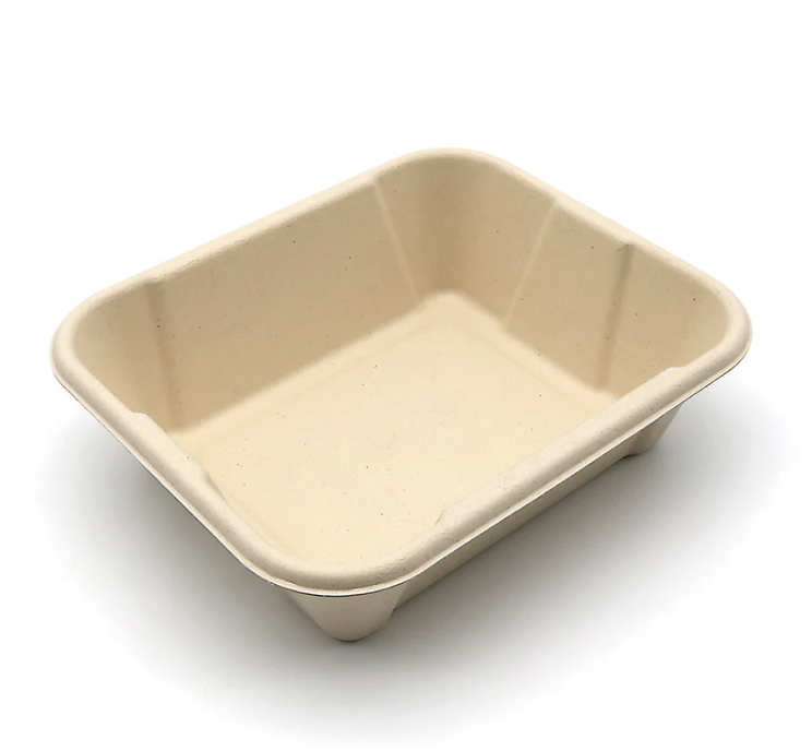 Hot! New Square Compostable Display Takeaway Box with Lid